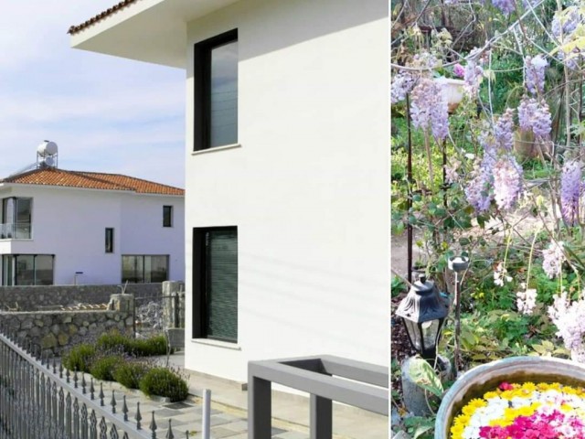 3+1 Villa mit Pool zum Verkauf mit Berg-und Meerblick in Kyrenia Alsancak ** 