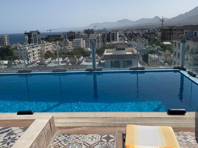 3 + 1 zu vermieten Lu Llogara penthouse im Zentrum von Kyrenia.Meer-und Stadtblick ** 