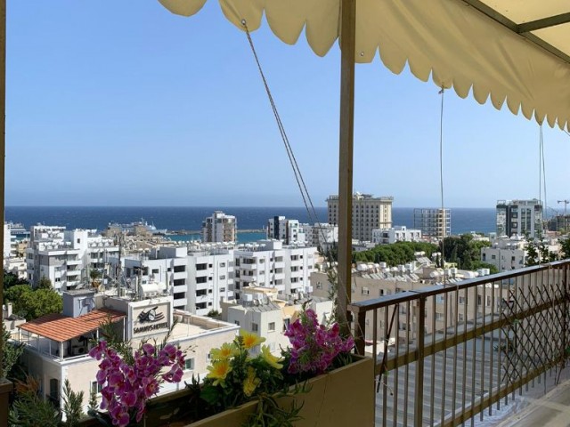 3+1 luxury penthouse for rent in center of Kyrenia.Sea ,City and Mountains  Views.