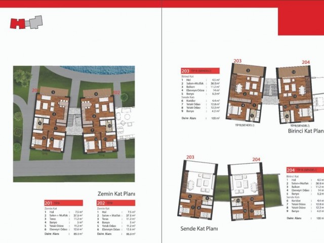 Alsancak'ta satılık 3+1 Duplex Daire