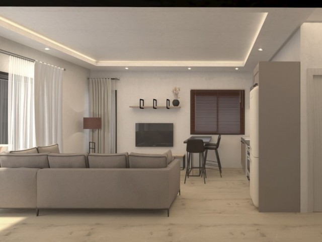 1+1 LUXURY APARTMENT FOR SALE İN KYRENİA,KARAOĞLANOĞLU