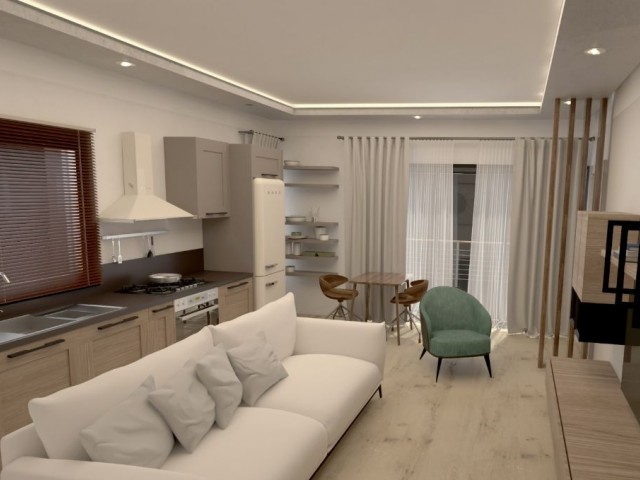 1+1 LUXURY APARTMENT FOR SALE İN KYRENİA,KARAOĞLANOĞLU