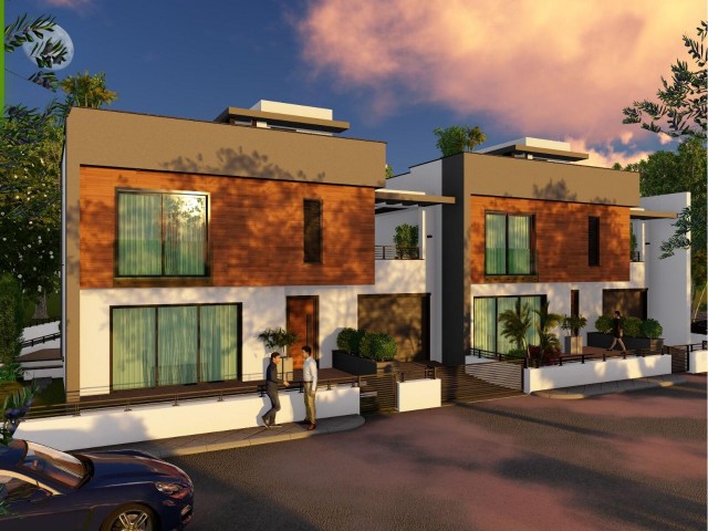 Brand new 3+1 TWIN villa for sale in Ozankoy 