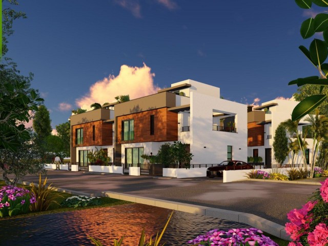 Brand new 3+1 TWIN villa for sale in Ozankoy 