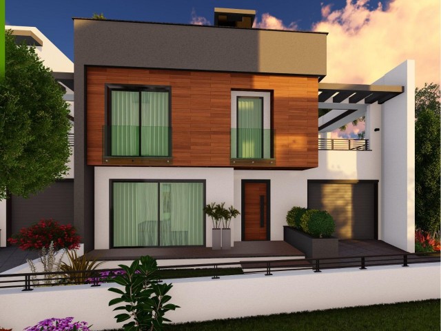 Brand new 3+1 TWIN villa for sale in Ozankoy 