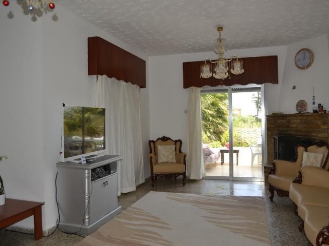 3+1 villa for rent in Karaoğlanoğlu with garden