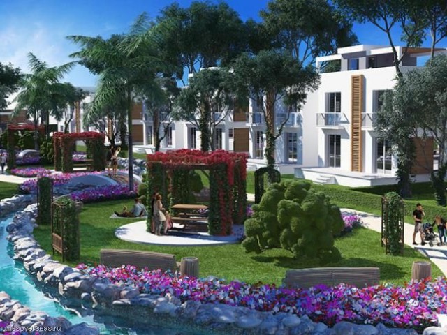 Luxury 2+1 penthouse apartment near Mediterranean Sea in 5 star concept site. Ready to move. 