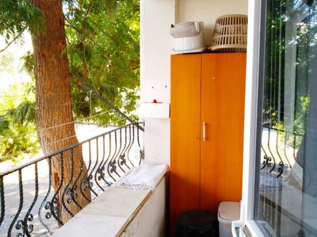 3+1 fully furnished flat for rent in the center of Kyrenia.  Garden, garage, gazebo… FAMILY RENTED ONLY