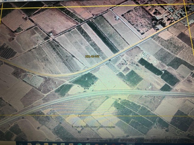 5 acres of land for sale in Güzelyurt, next  to the road