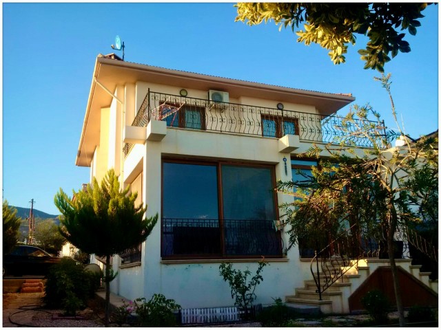 SPECIAL OFFER ONLY TILL NEW YEAR! 4+1 fully furnished villa  for sale in Çatalkoy, KYRENİA