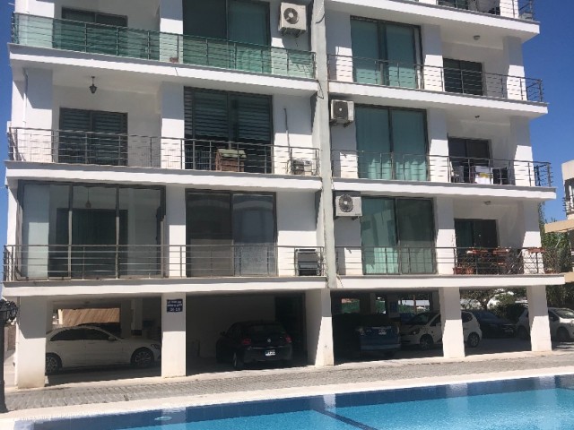 Fully furnished 2+1 new, clean, spacious flat for sale in the center of Kyrenia in a complex with a pool!