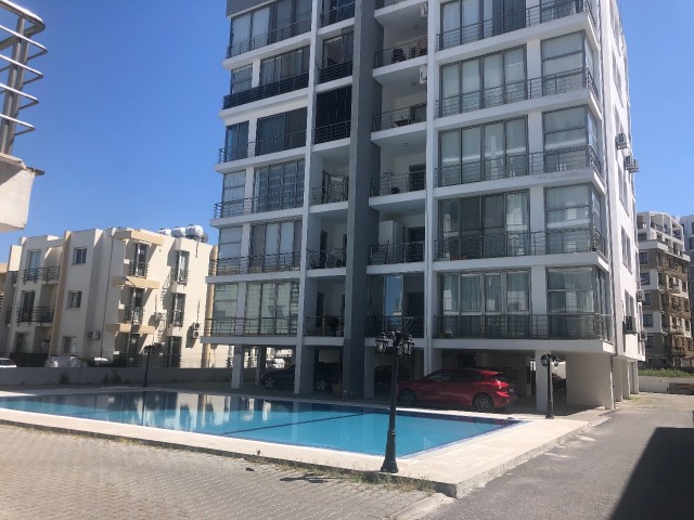 Fully furnished 2+1 new, clean, spacious flat for sale in the center of Kyrenia in a complex with a pool!