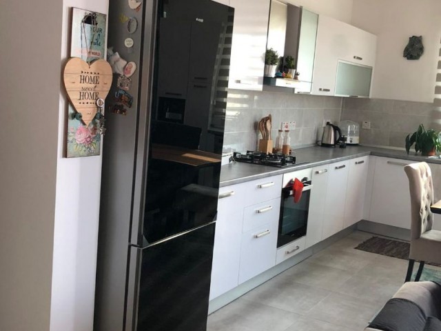 2+1 apartment with large terrace in Karaoğlanoğlu