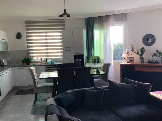 2+1 apartment with large terrace in Karaoğlanoğlu