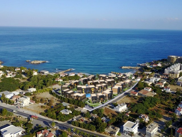 Girne'de satılık lüks,yeni daireler 