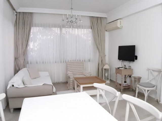 Full eşyalı 2+1 satılık büyük teraslı daire Karaoğlanoğlu, Girne.Kaçırılmaz fırsat! 