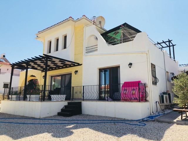 3+1 villa for sale in Esentepe, fully furnished. Sea view 