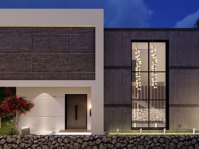 Girne Karmi’de Muhteşem satılık 4+1 Triplex modern havuzlu villa