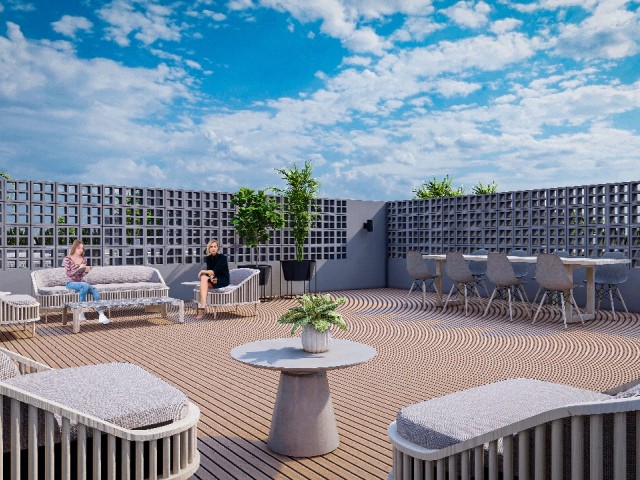 2+1 luxuriöse einzigartige Apartments mit Berg-und Meerblick in Alsancakta, Nicat, mit Garten oder Dachterrasse! **  ** 