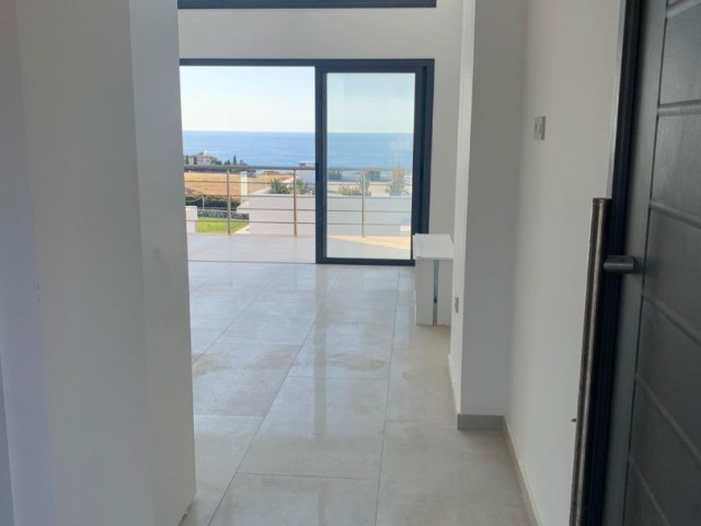 1+1 loft apartment for sale in Esentepe, Sea view