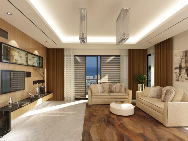 2+1 design penthouse for sale in Kyrenia, in Kasgar court area