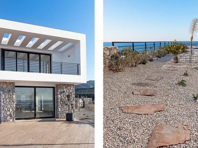 3+1 villas for sale by the sea in Esentepe