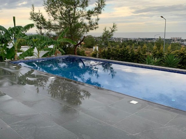 Ultra luxury panoramic sea view 4+1 villa for sale in Çatalköy