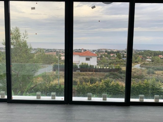 Ultra luxury panoramic sea view 4+1 villa for sale in Çatalköy