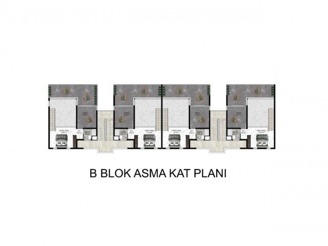 Esentepe'de satılık lüks 2+1 çatı katı ve 2+1 bahçeli daireler