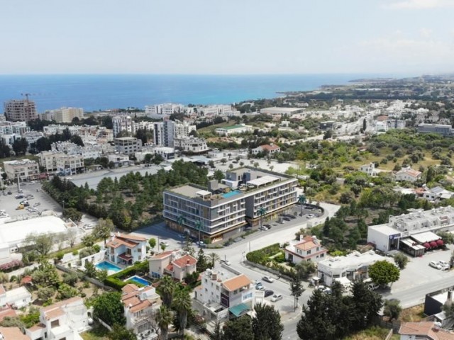 2+1 flats and 2+1 loft for sale in the most prestigious building in Girne Center