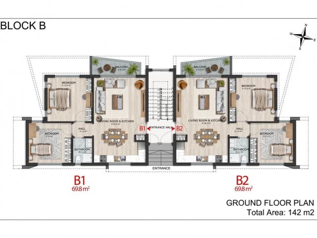 Alsancak’ta satılık 2+1 daireler , Yeni proje !!!!