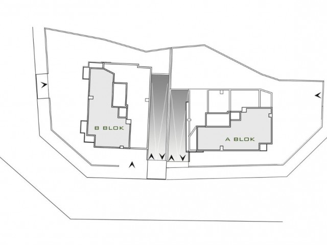 1+1 Luxus-Penthouse-Wohnungen zum Verkauf im Zentrum von Kyrenia