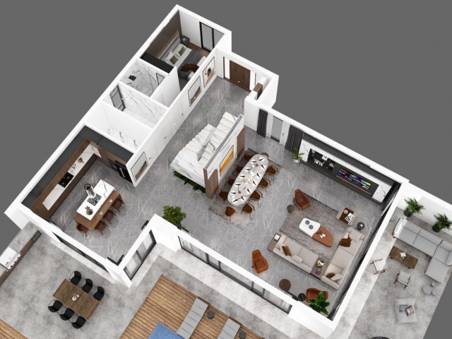 Ultra luxury 4+1 ,5+1 villas for sale sale in North Cyprus/Çatalköy