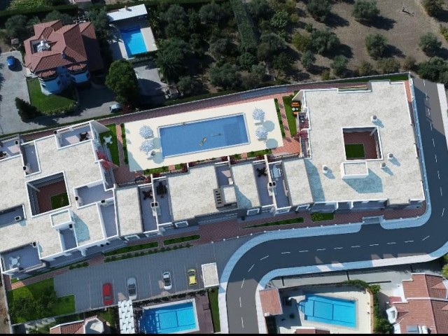 2+1 apartments in a complex for sale in Doğanköy