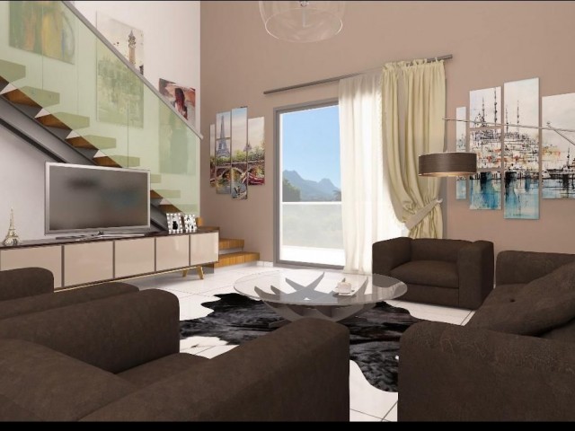 2+1 apartments in a complex for sale in Doğanköy