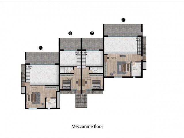 Esentepe’de satılık Bahçeli stüdyo ve 1+1 teraslı loft daire