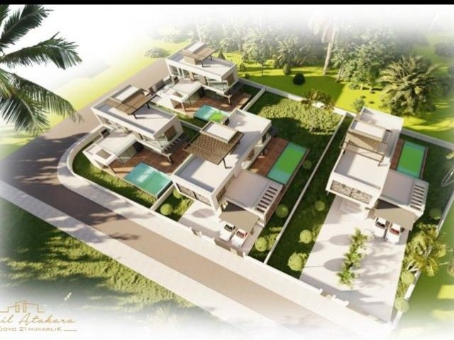 3+1 luxury villa for sale in Alsancak, sea view. FINISHED!!!