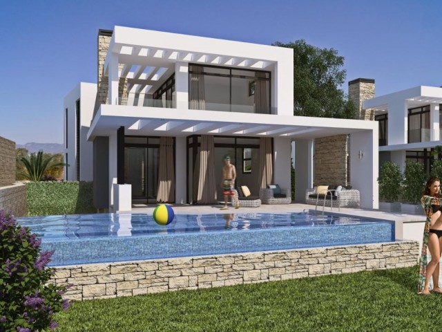 Luxury 3+2 and 5+2 Villas for Sale in Çatalköy