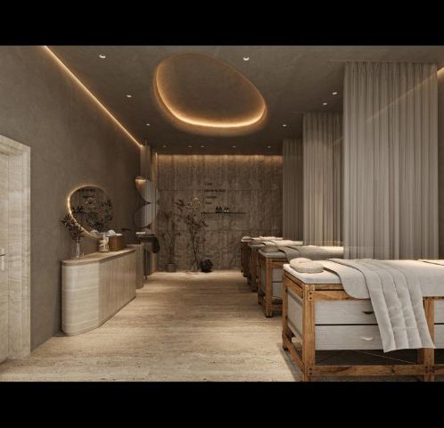 Karşıyaka'da Yer Altı Spa'lı sitede satılık 2+1 penthouse daireler