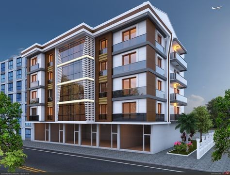 Complete building for sale on the main road in Karaoğlanoğlu