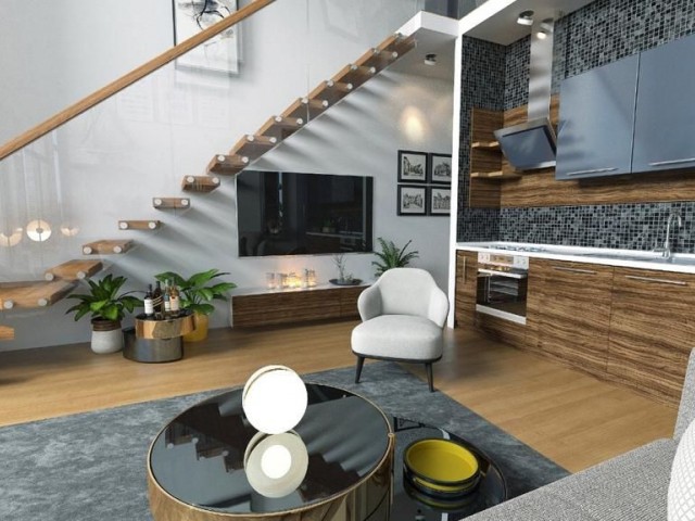 Esentepe'de satılık 2+1 loft penthouse