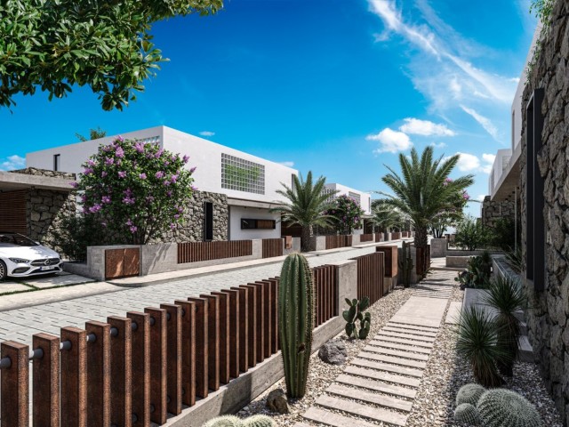 Zu verkaufen Moderne luxuriöse freistehende 4+1 Villa mit privatem Pool.  Kyrenia Bellapais Region