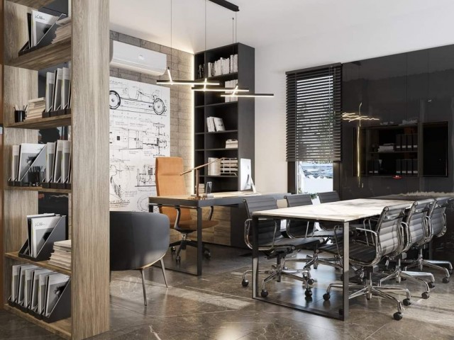 Satılık Modern Lüks Açık plan Ticari izinli Ofisler, Girne Merkez Bölgesi