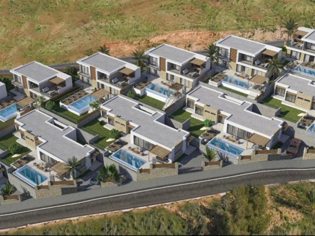 Luxury new 3+1 villas for sale in Lefke, Cengizkoy