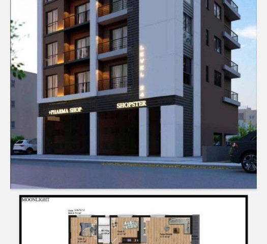 2+1 apartments for sale in Kyrenia Center