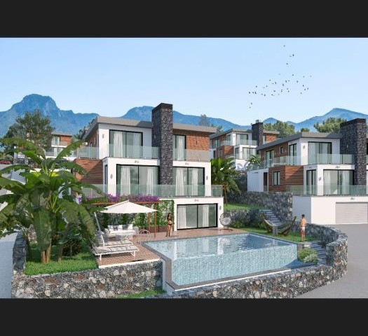 Zu verkaufen Super lux 4+2 Villa in Catalkoyde Kyrenia