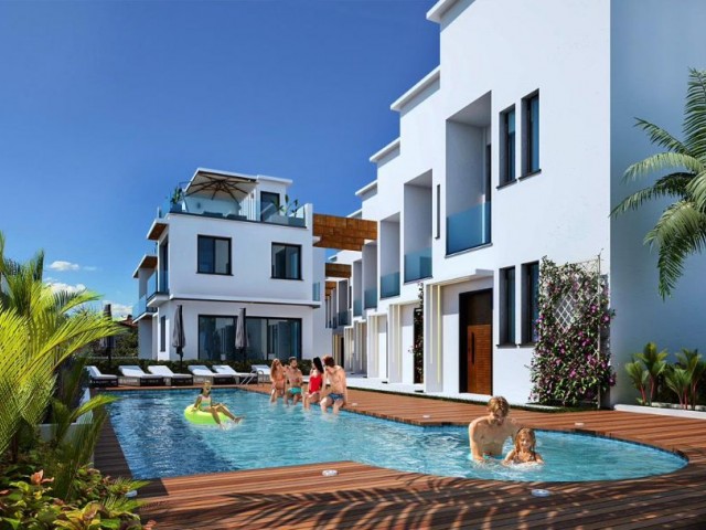 Luxury 2+1 villas for sale in Çatalköy, by the sea !!!