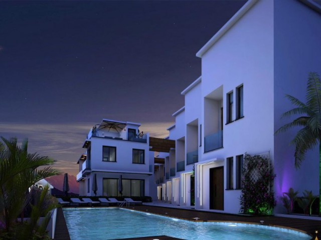 Luxury 2+1 villas for sale in Çatalköy, by the sea !!!