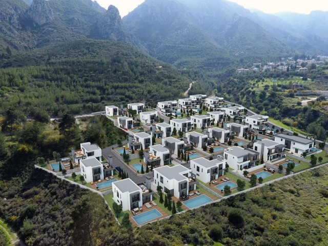 Last 5 4+1 Villas for Sale with Magnificent Views in Karmi, Kyrenia