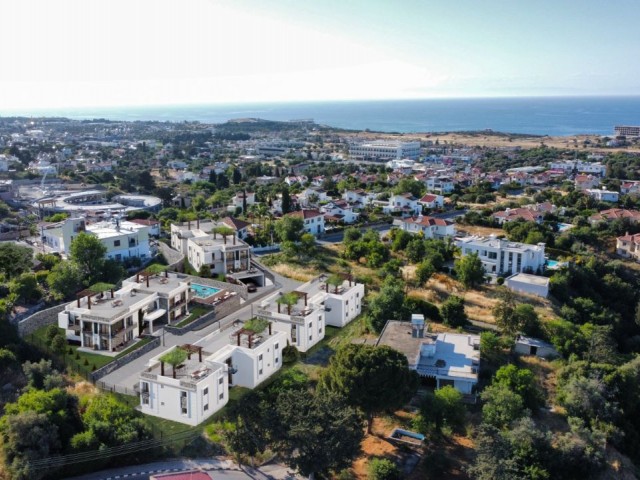 Luxuriöse 3+1 Wohnungen mit moderner Architektur zu verkaufen in Catalkoy, Kyrenia Letzte 2 Einheite